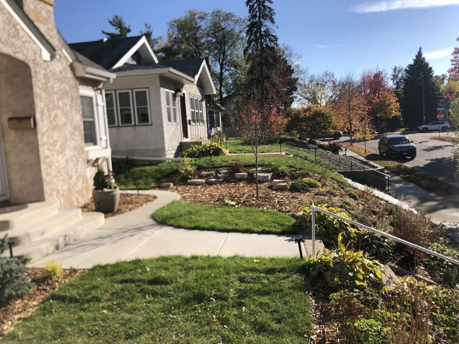 New Front Steps and Walk, after